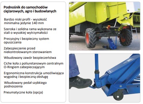 Podnośnik hydrauliczny żaba AC Hydraulic DK60Q 6000 kg